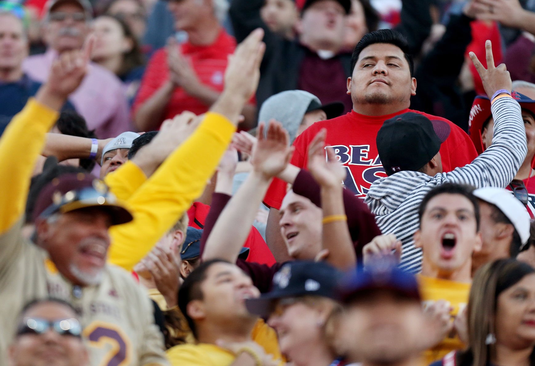 Arizona Wildcats vs. Arizona State Sun Devils in the 2018 Territorial Cup (copy)